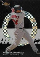 2005 Finest #89 Manny Ramirez Black Xfractor Baseball Card