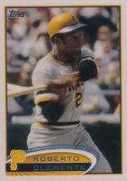 2012 Topps #497 Roberto Clemente SP Variation Baseball Card