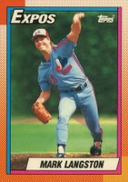 1990 Topps Tiffany #530 Mark Langston Baseball Card