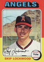 1975 Topps #417 Skip Lockwood Baseball Card