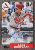 2022 Topps 1987 Topps Baseball Autographs #87BALN Lars Nootbaar Series 2-Black Baseball Card