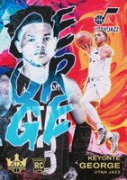 2023 Panini Black Court Kings Rookie Exclusive #5 Keyonte George Basketball Card