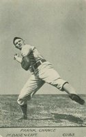 1908 Chicago Cubs/White Sox Postcards # Frank Chance Baseball Card