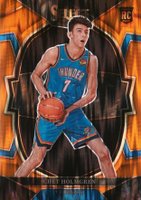 2022 Panini Select #83 Chet Holmgren Orange Flash Basketball Card