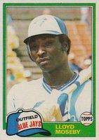 1981 Topps #643 Lloyd Moseby Baseball Card