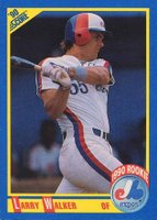 1990 Score #631 Larry Walker Baseball Card