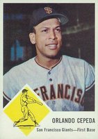 1963 Fleer #64 Orlando Cepeda Baseball Card