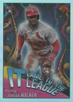 2023 Bowman Chrome It Came for the League #CFL14 Jordan Walker Baseball Card