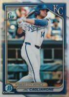 2024 Bowman Draft #BDC8 Jac Caglianone Chrome-Refractor Baseball Card