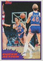 1981 Topps #108 Dennis Johnson West Basketball Card