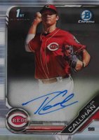 2019 Bowman Draft Chrome Draft Picks Autograph #CDATC Tyler Callihan Baseball Card