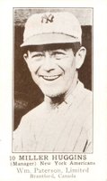 1923 William Paterson #10 Miller Huggins Baseball Card