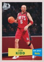 2007 Topps #5 Jason Kidd 1957-58 Variation Basketball Card