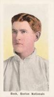 1910 Sporting Life # Fred Beck Baseball Card