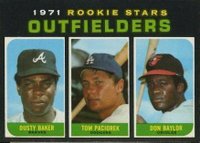1971 O-Pee-Chee #709 Major League Rookies Short print Baseball Card