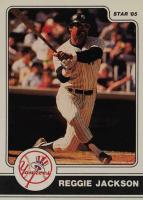 1985 Star Reggie Jackson # Follow Through Perforated-Puzzle Back-Yankees Baseball Card