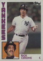 1984 Topps #617 Rick Cerone Baseball Card