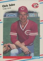 1988 Fleer Update #U-87 Chris Sabo Baseball Card