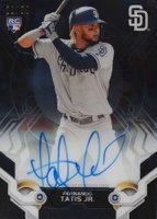 2019 Topps High Tek Autographs #FT Fernando Tatis Jr. Black Baseball Card