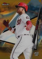 2020 Finest #14 Juan Soto Gold Refractor Baseball Card