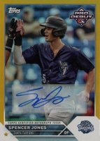 2023 Topps Pro Debut #PD59 Spencer Jones Autograph-Gold Foil Baseball Card