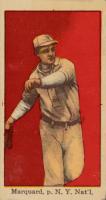 1911 Kotton # Rube Marquard Baseball Card