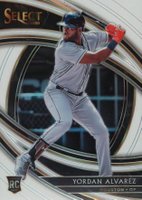 2020 Panini Select #154 Yordan Alvarez White Prizm Baseball Card