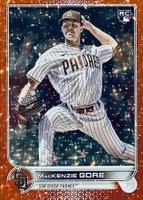 2022 Topps Update #US81 MacKenzie Gore Orange Foil Baseball Card