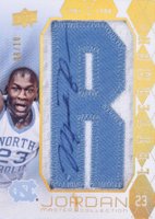 2012 Upper Deck Michael Jordan Master Collection Letterman Autograph #L-TH Michael Jordan R Basketball Card
