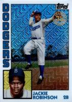 2019 Topps Silver Pack 1984 Chrome Promo  #6 Jackie Robinson Baseball Card