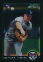 2010 Bowman Chrome #205 Stephen Strasburg Baseball Card