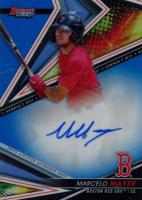 2022 Bowman's Best Best of 2022 Autographs #B22MM Marcelo Mayer Blue Refractor Baseball Card