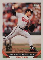1993 Topps #710 Mike Mussina Florida Marlins Inaugural Baseball Card