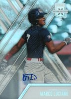 2017 Panini Elite Extra Edition #168 Marco Luciano Autograph Baseball Card