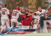 2018 Topps #119 Angels Gold Baseball Card