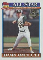 1991 Topps Desert Shield #394 Bob Welch Baseball Card
