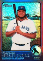 2022 Topps Heritage #269 Vladimir Guerrero Jr. Chrome-Hot Box Refractor Baseball Card