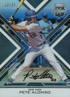 2016 Panini Elite Extra Edition Autograph #64 Pete Alonso Charcoal Baseball Card