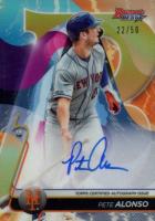 2020 Bowman's Best Best of 2020 Autographs #B20PA Pete Alonso Gold Refractor Baseball Card