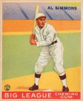1933 Goudey #35 Al Simmons Baseball Card