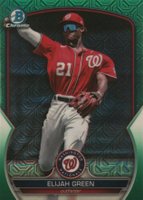 2023 Bowman Mega Box Chrome #214 Elijah Green Green Baseball Card