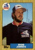 1987 Topps Tiffany #342 Bob James Baseball Card