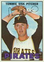1967 Topps #84 Tommie Sisk Baseball Card