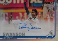 2019 Topps Chrome Update Autographs #DSW Dansby Swanson Baseball Card