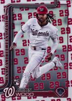 2025 Topps #181 James Wood Player Number Variation Baseball Card