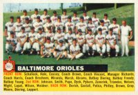 1956 Topps #100gL Baltimore Orioles Left-Gray back Baseball Card