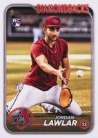 2024 Topps #451 Jordan Lawlar Golden Mirror Baseball Card