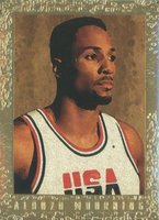 1994 Skybox USA Portraits #PT1 Alonzo Mourning Basketball Card