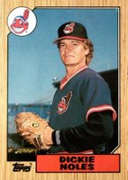 1987 Topps Tiffany #244 Dickie Noles Baseball Card