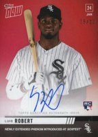2020 Topps Now Off-Season #OS60D Luis Robert Autograph-Red Baseball Card